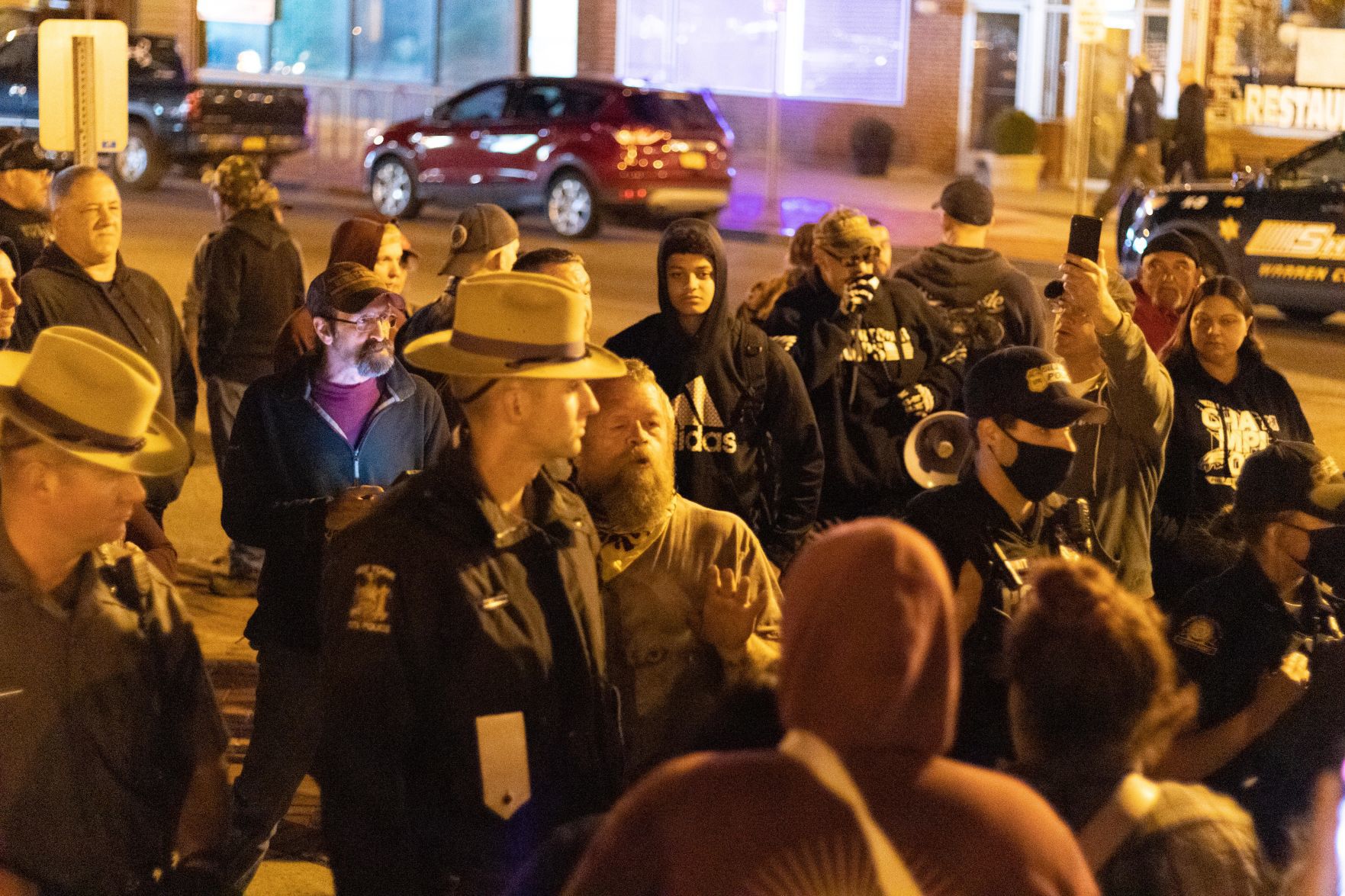 Centennial Circle protest